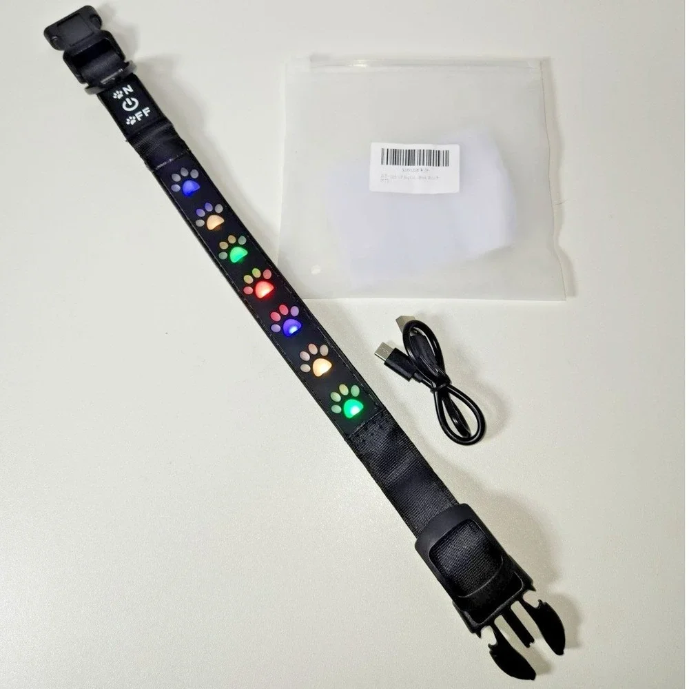Rechargeable Light-Up Dog Clip-On 